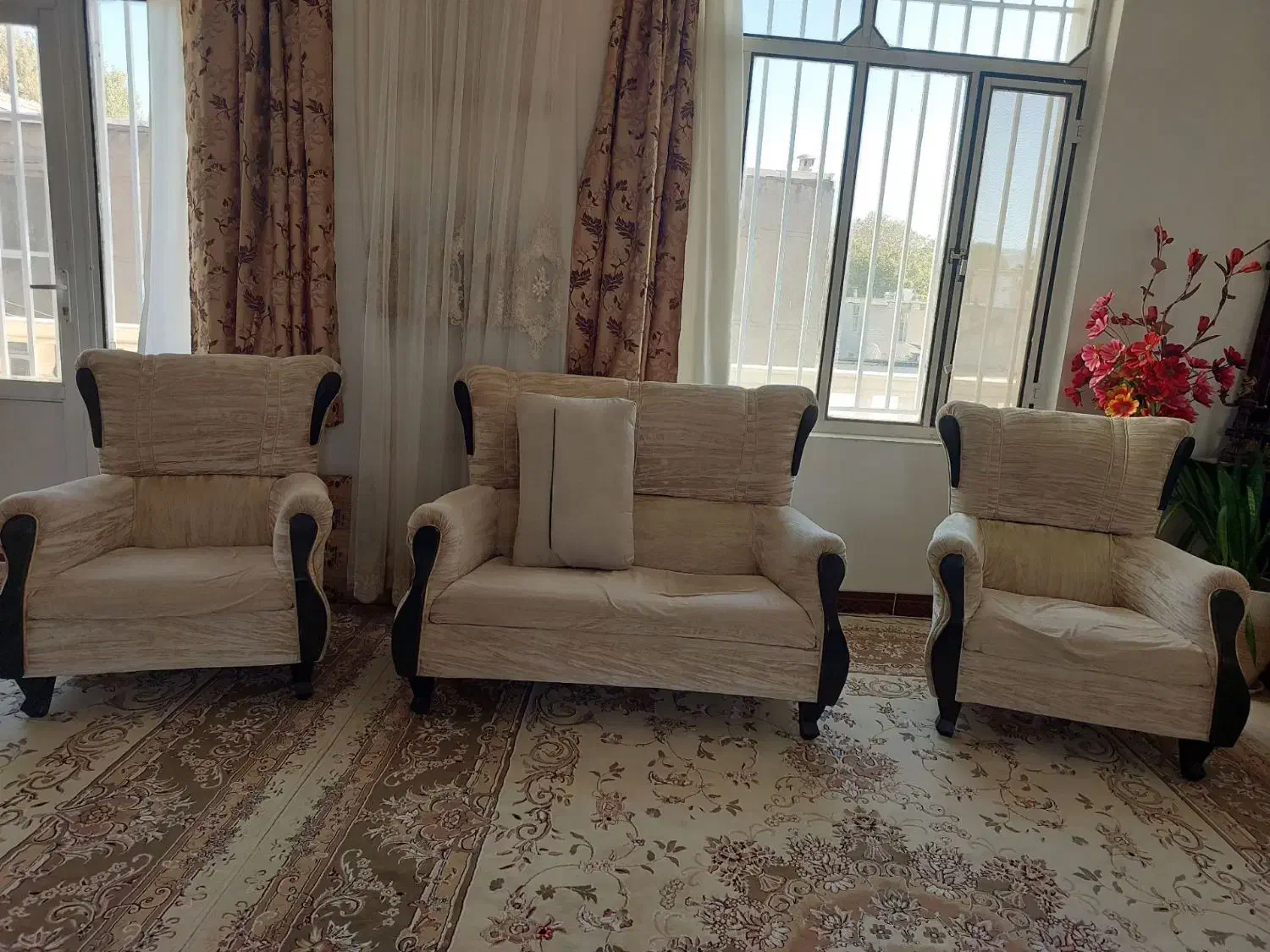 مبل مناسب خانه باغی|مبلمان خانگی و میز عسلی|صحنه, |دیوار