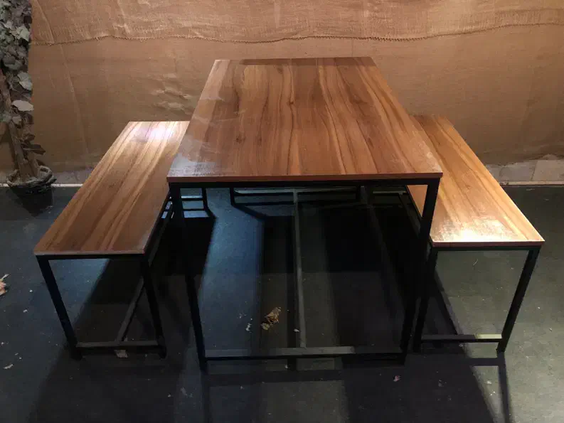 میزصندلی نیمکتی در حد‌نو|میز و صندلی غذاخوری|گنبد کاووس, |دیوار