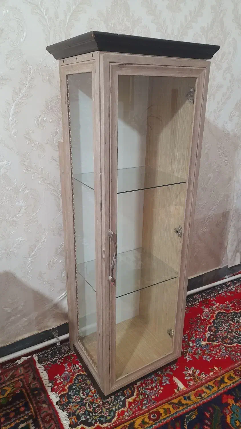 کابینت ویترینی برای باغ|کتابخانه، شلف، قفسههای دیواری|مرند, |دیوار