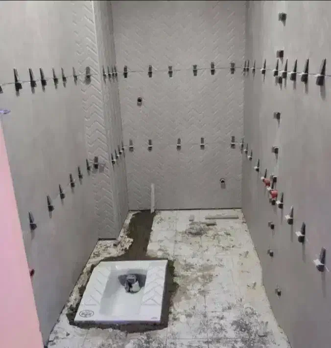 بنایی.کاشیکاری.شیب بندی.موزاییک.دیوار چینی|خدمات پیشه و مهارت|کرج, حسینآباد|دیوار