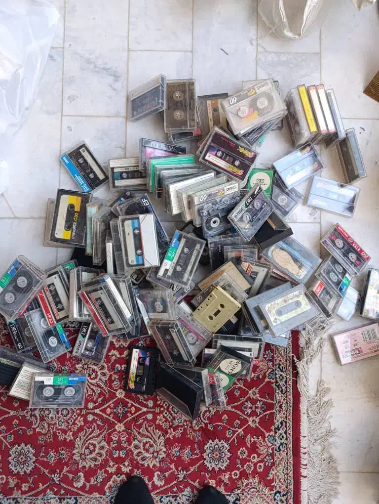 ۱۰۰ به بالا نوار کاست|کلکسیون اشیاء عتیقه|کاشان, فاز ۲ ناجی آباد|دیوار