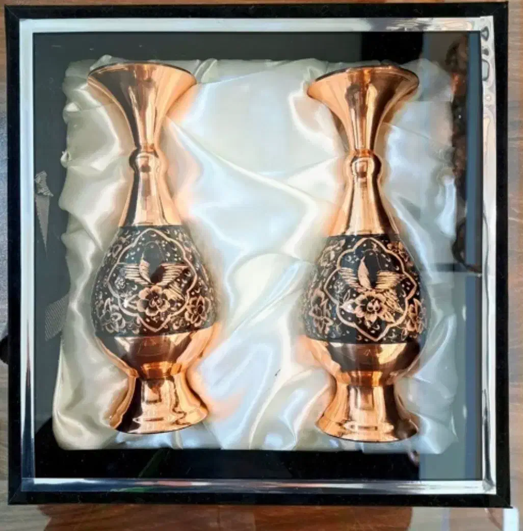 گلدان مسی سایز۲۵ دو عدد|صنایع دستی و سایر لوازم تزئینی|گرگان, |دیوار