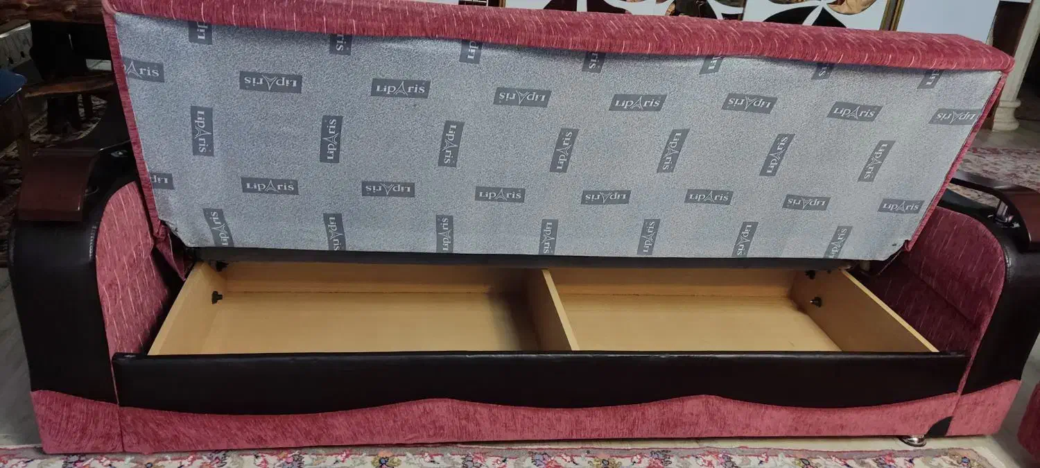 مبل راحتی تختشو فنری واسکلت فلزی باکسداروبادوام|مبلمان خانگی و میز عسلی|تبریز, |دیوار