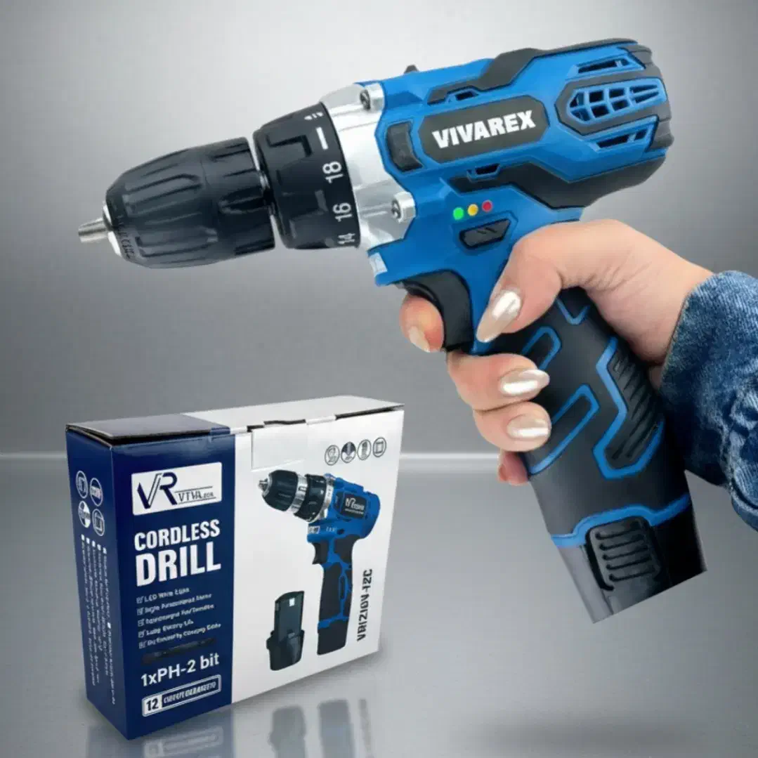 دریل شارژی ویوارکس مدلBSB12/از بتن عبور می‌کنه/اصل|ابزارآلات|سنندج, |دیوار