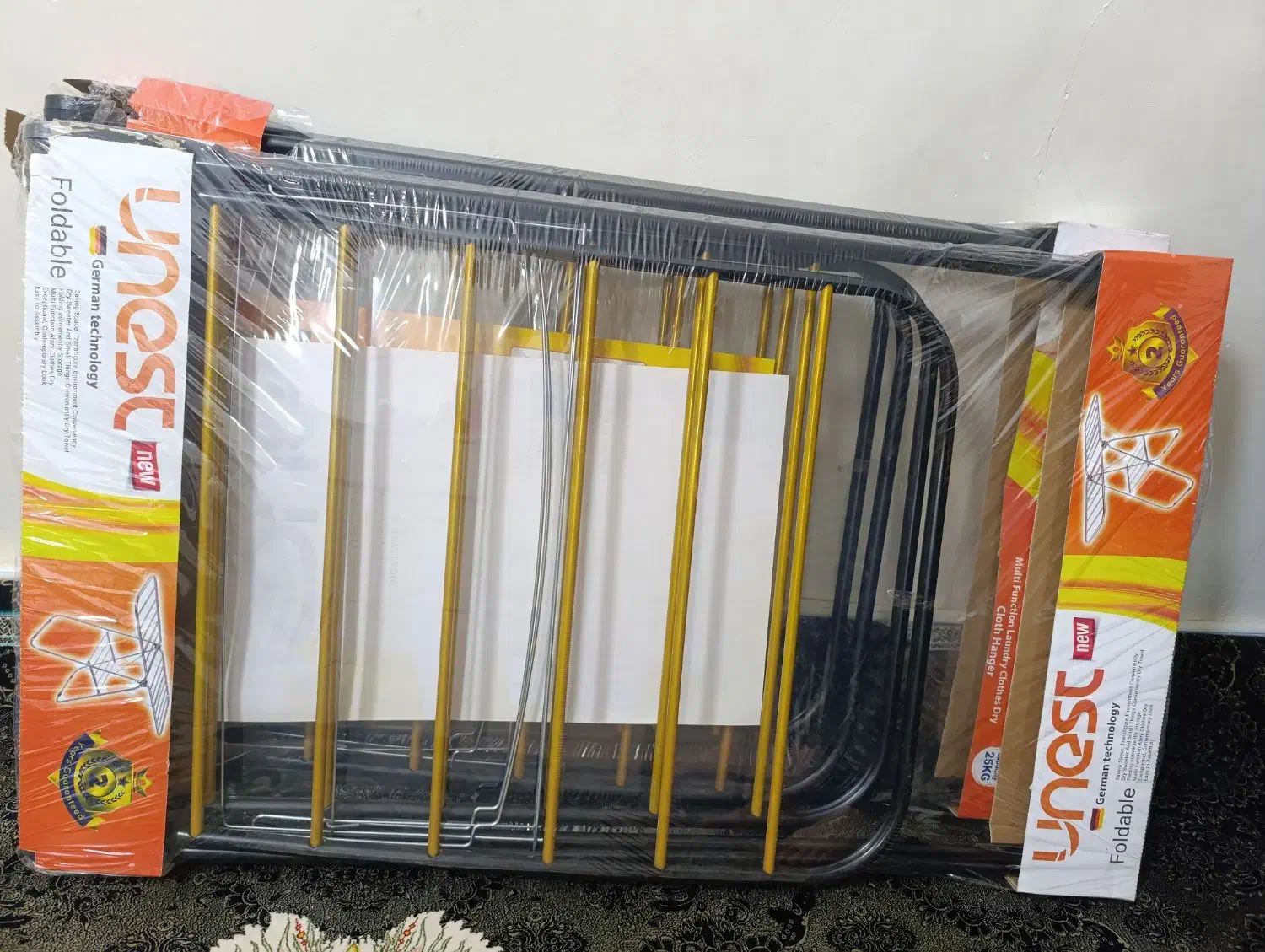 بند رخت تاشو آپارتمانی.آلمانی .دورنگ .آکبند|بندرخت و رختآویز|کرمانشاه, |دیوار