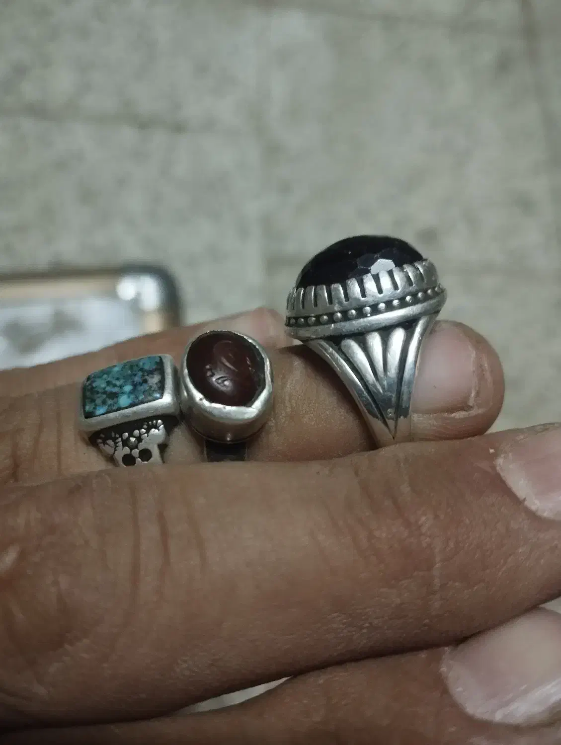 انگشتر نقره|جواهرات|نیشابور, شهرآرا|دیوار