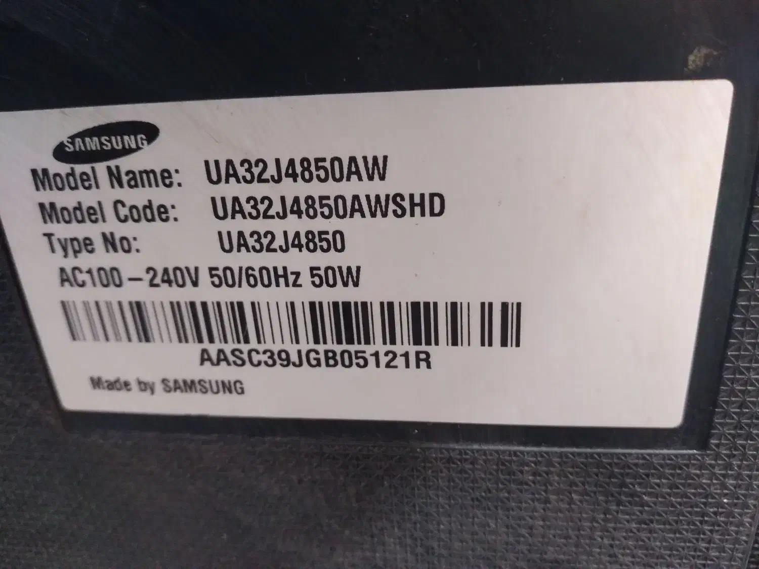 ال ای دی ۳۲ اینچ سامسونگ پنل شکسته|تلویزیون و پروژکتور|تبریز, |دیوار