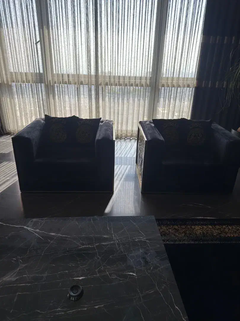 مبل ۷ نفره میز عسلی ومیز وسط|مبلمان خانگی و میز عسلی|فشم, |دیوار