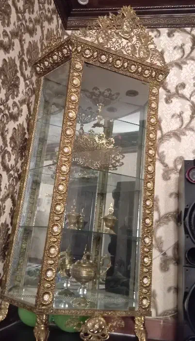 ویترین برنز اصل|بوفه، ویترین، کنسول|تاکستان, |دیوار