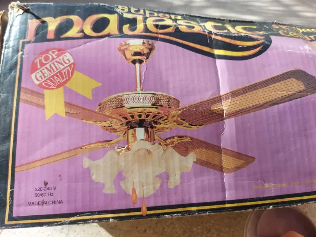 لوستر پنکه ایی|لوستر و چراغ آویز|فولادشهر, C3|دیوار