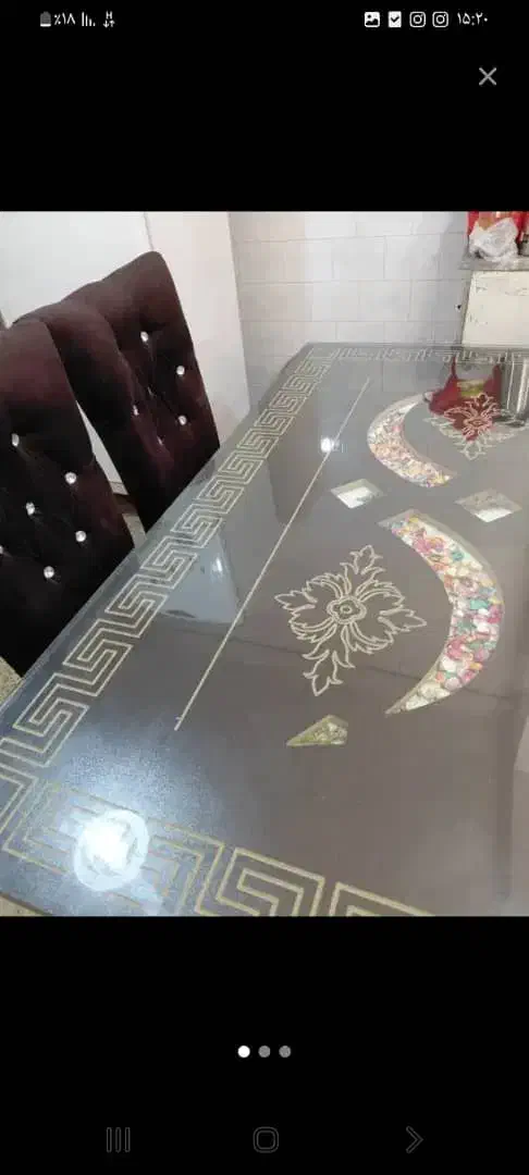 میز ناهارخوری|میز و صندلی غذاخوری|کازرون, |دیوار