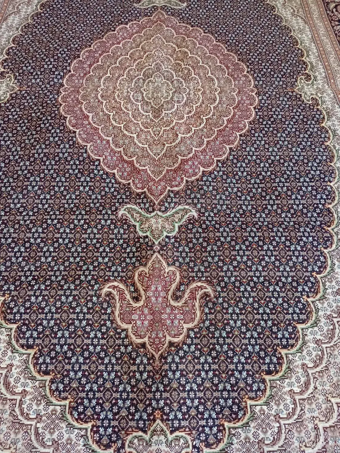 فرش جفت شش متری ماهی خوی|فرش|تبریز, |دیوار