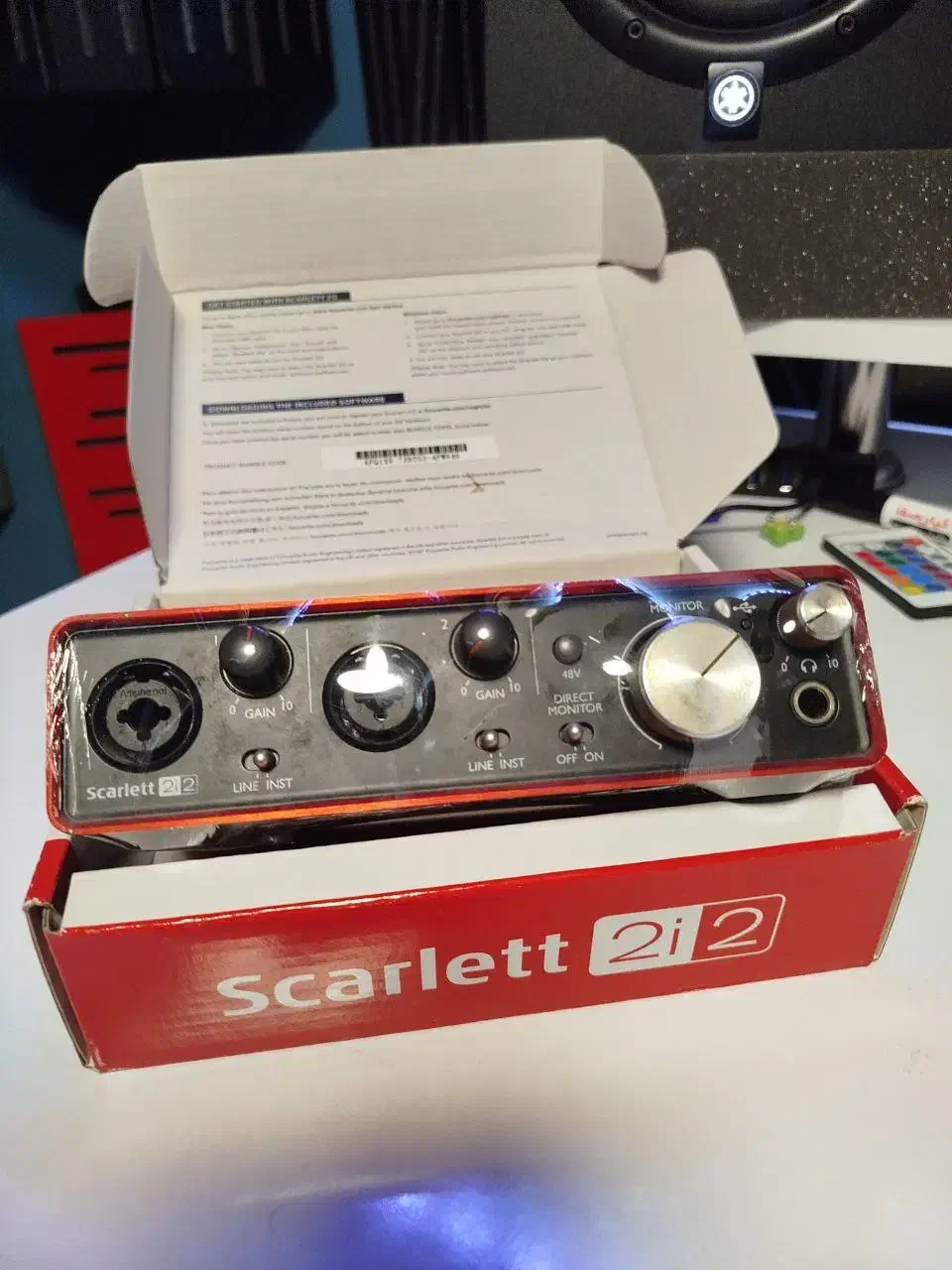 کارت صدا focusrite b scarlet 2i2|سیستم صوتی خانگی|تهران, مجیدیه|دیوار