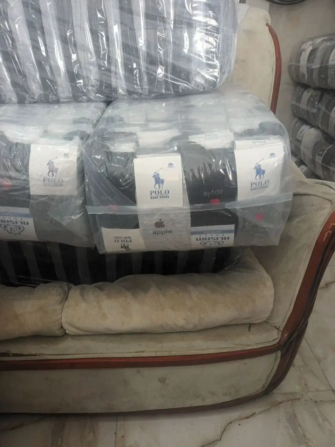 فروش جوراب مچی و ساق بلند چهار رنگ|لباس|لالجین, |دیوار