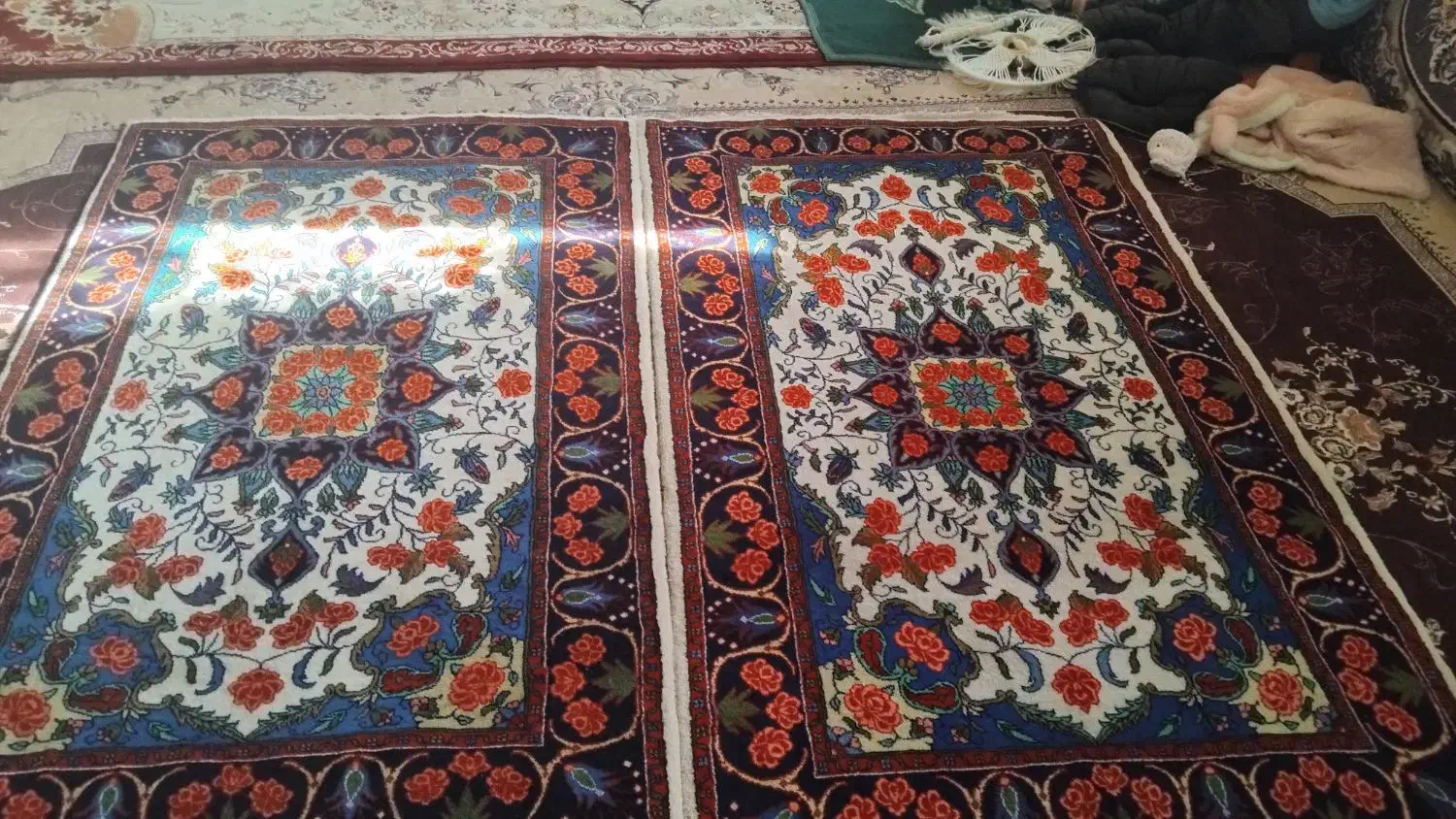 گلسرخ|فرش|سنقر, |دیوار