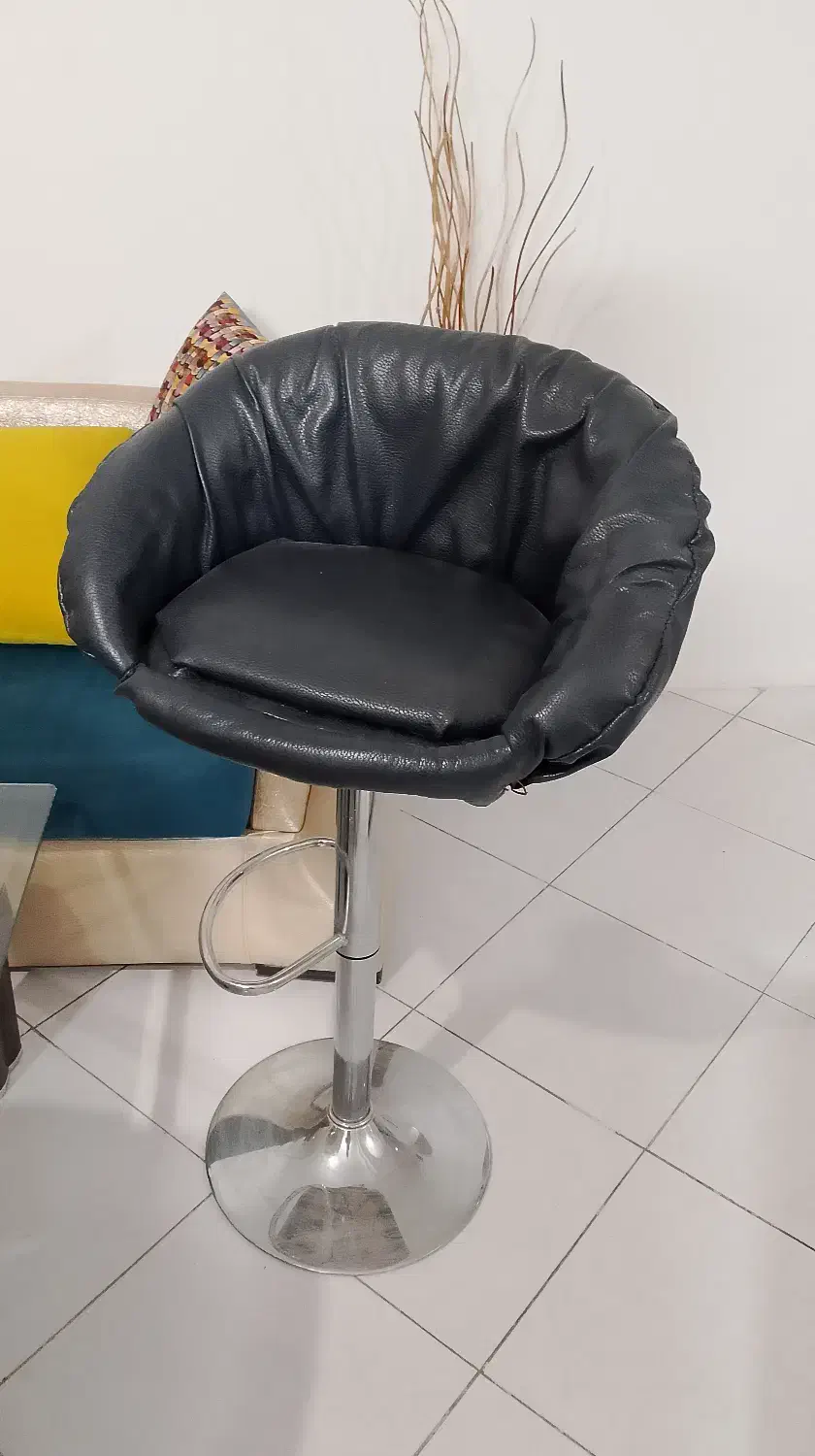 صندلی گردون پایه استیل|میز و صندلی غذاخوری|مشهد, دانشجو|دیوار