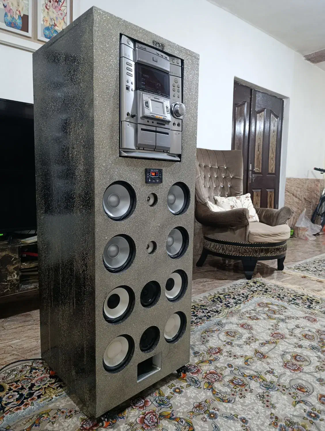 سیستم سفارشی بسیار زیبا و صدای شنیدنی|سیستم صوتی خانگی|رویان, |دیوار