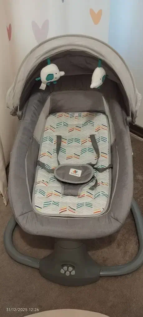 گهواره برقی ماستلا|تخت و صندلی بچه|تهران, افسریه جنوبی|دیوار