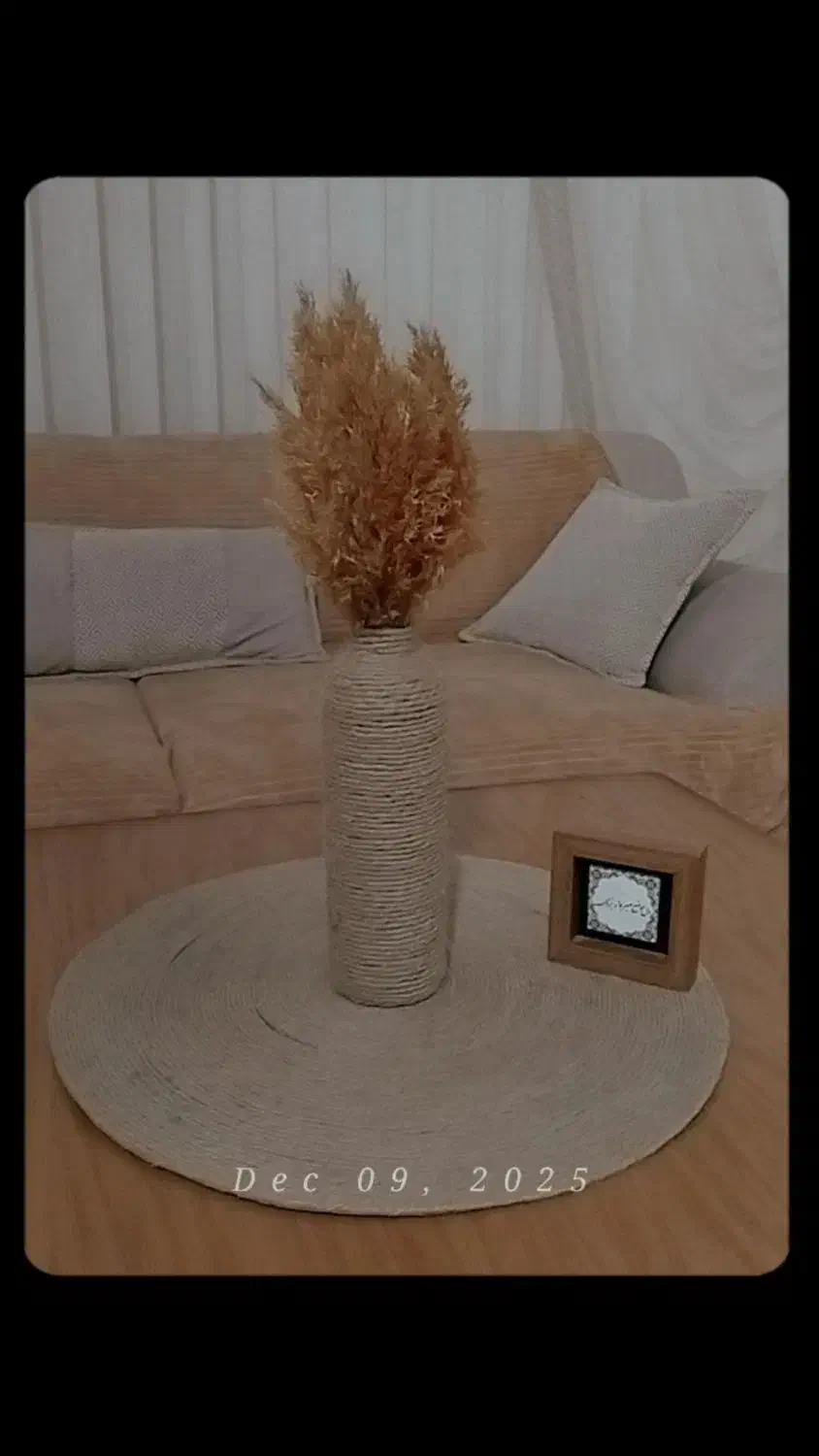 گلدان کنفی|صنایع دستی و سایر لوازم تزئینی|نیشابور, شهرک اندیشه|دیوار