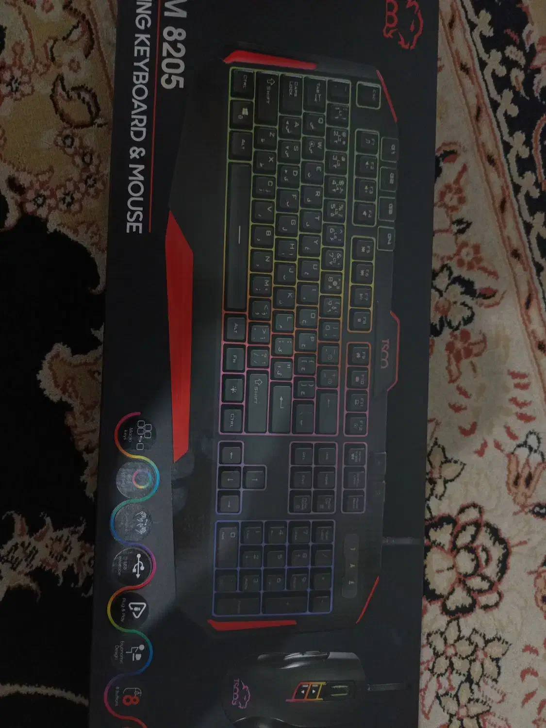 کیبورد موس گیمینگ قدرتمند|قطعات و لوازم جانبی رایانه|همدان, |دیوار