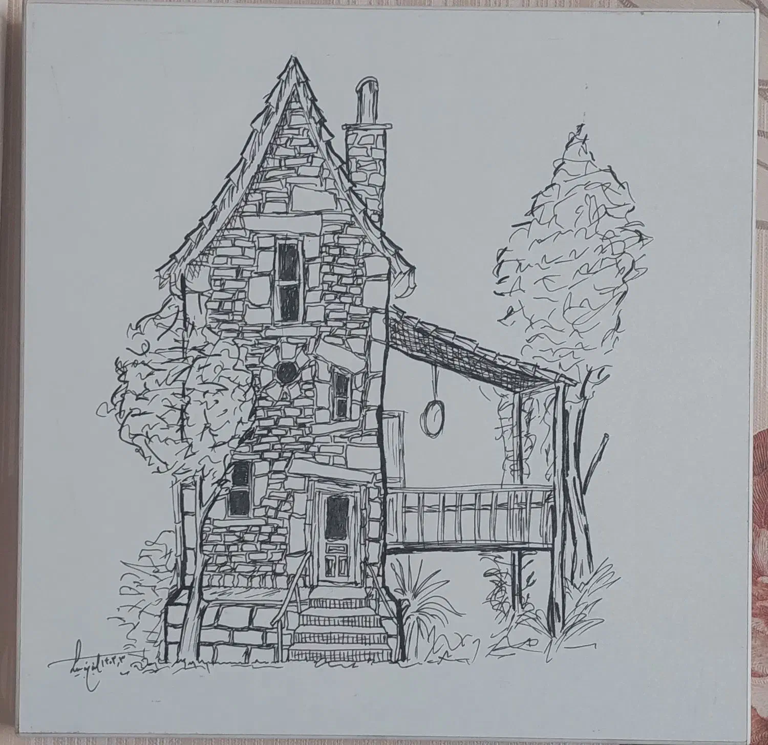 نقاشی روی ام دی اف|تابلو، نقاشی، عکس|اسلام‌شهر, شهرک مفیدی|دیوار