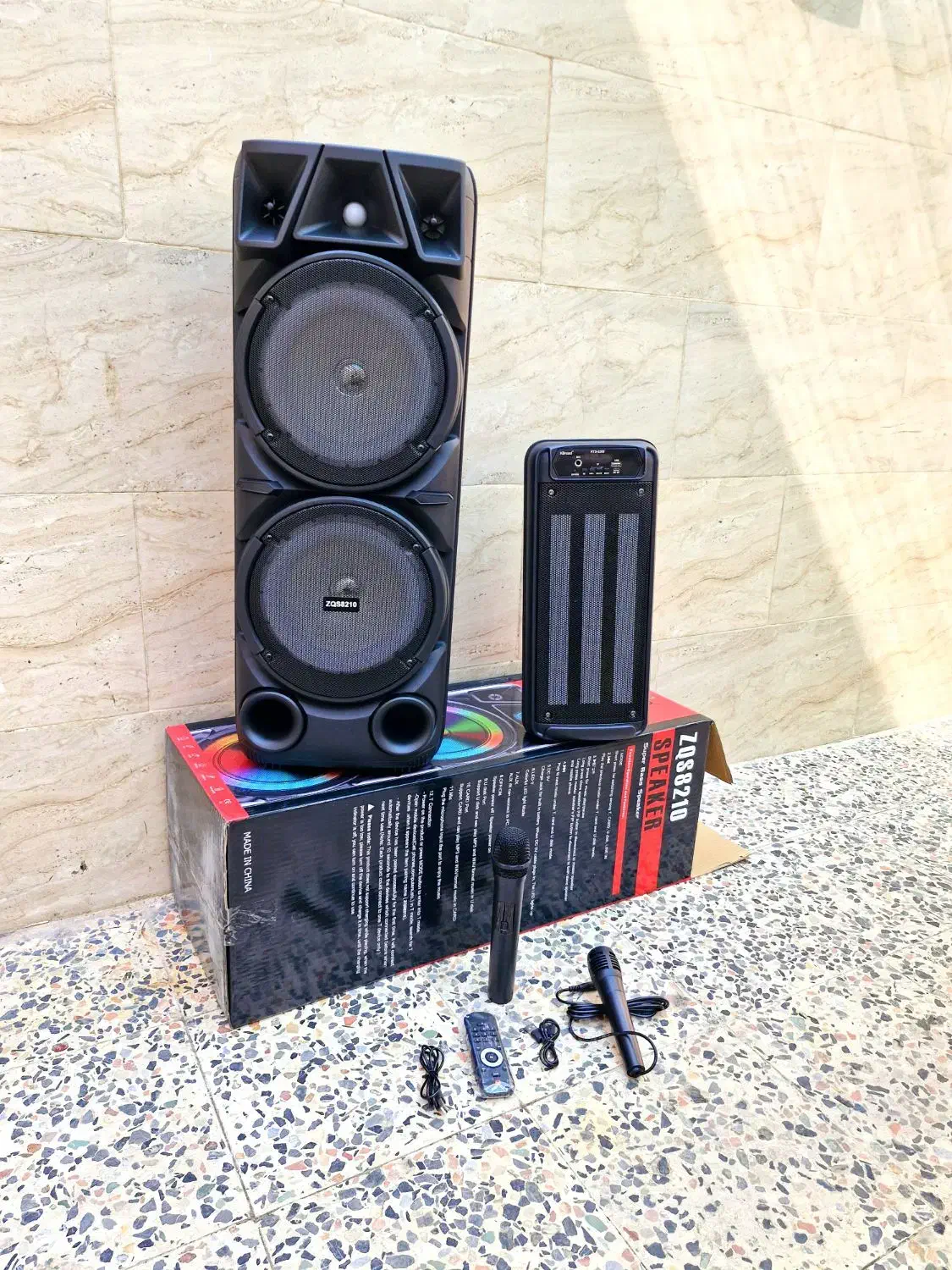 اسپیکر باند 18 اینچ|پخشکننده همراه|اهواز, زیتون کارگری|دیوار