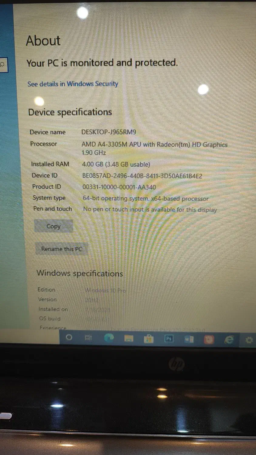 لپتاپ اچ پی HP پاویلیون G6|رایانه همراه|گنبد کاووس, |دیوار