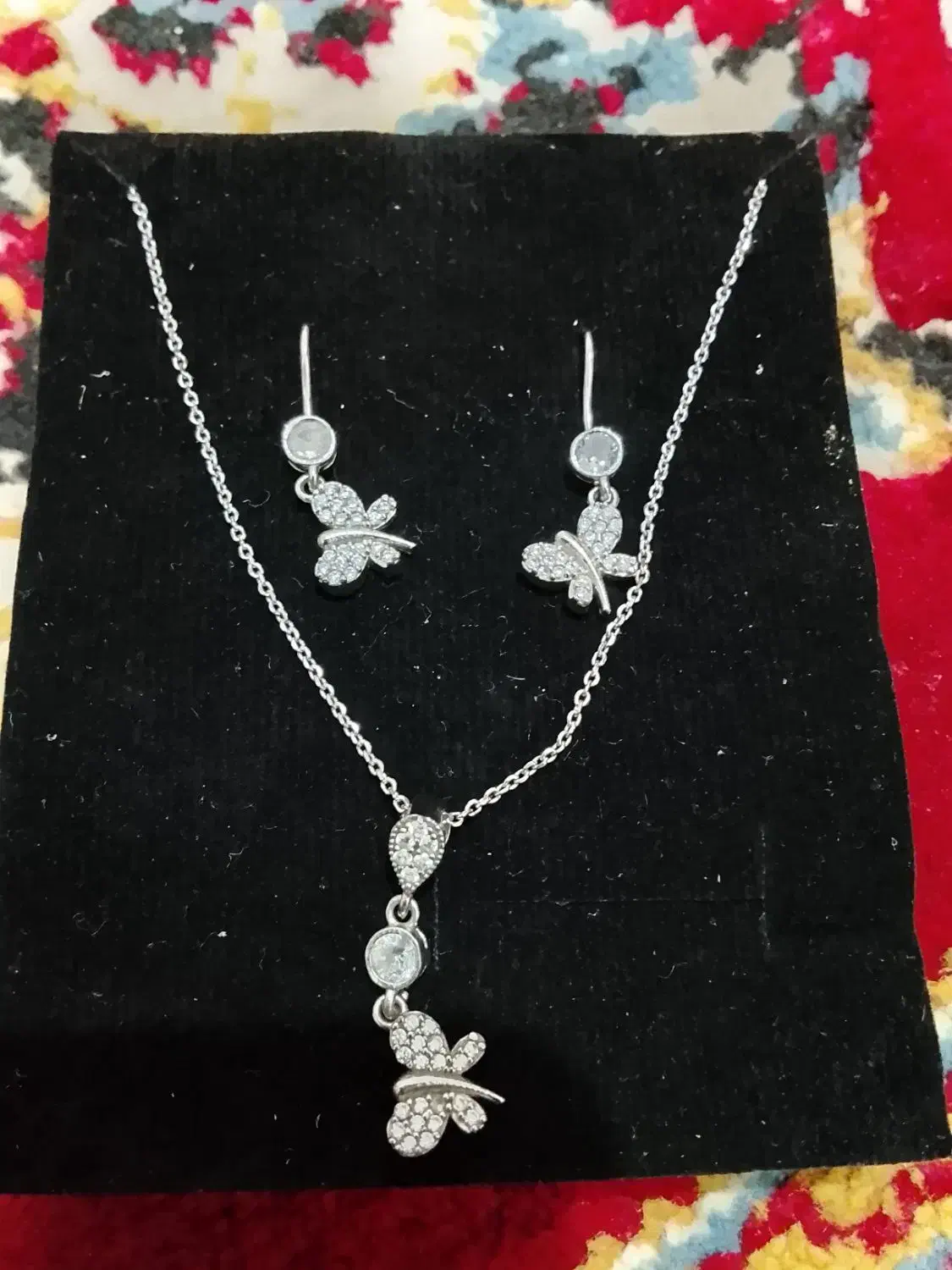 نقره گردنبند و گوشواره|جواهرات|رشت, ولکس|دیوار