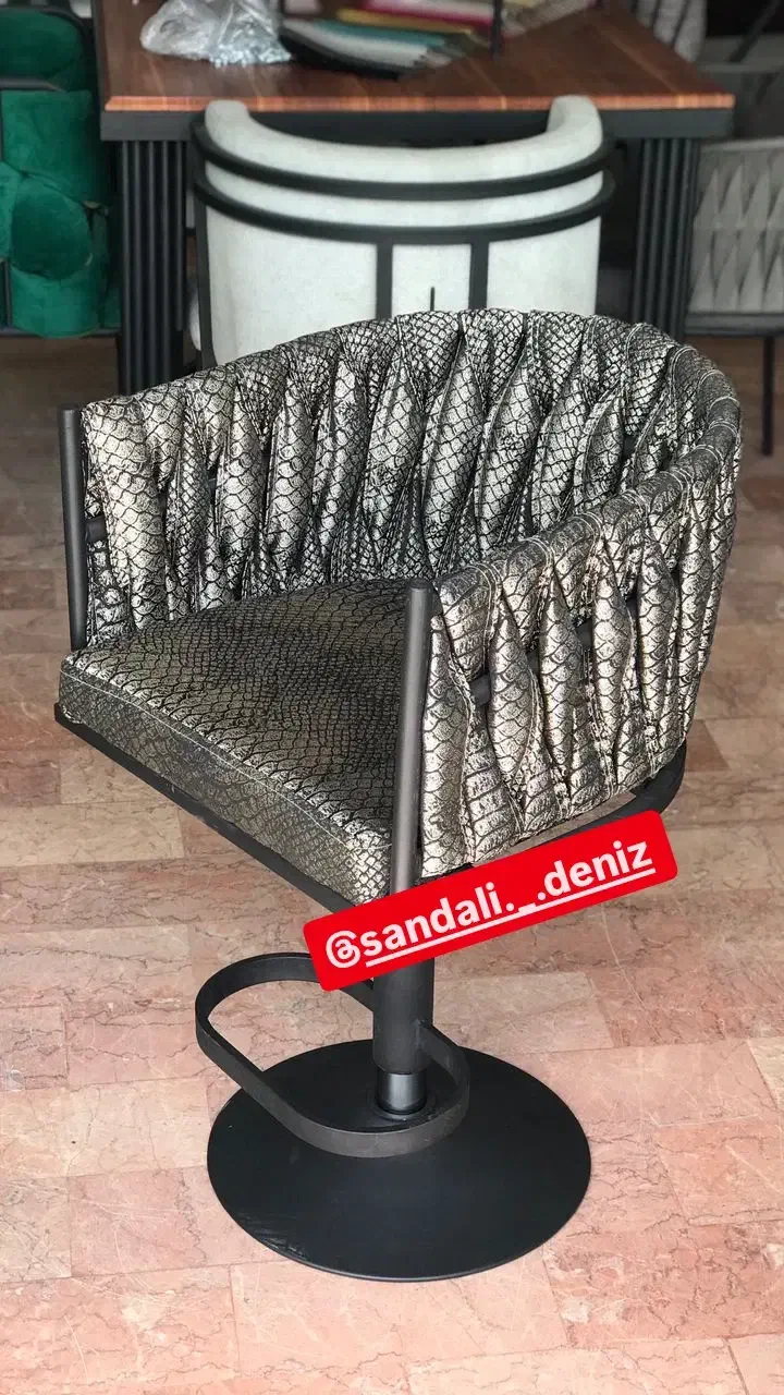 صندلی اپن کانتر جکدار مدل سارما بافتی|صندلی و نیمکت|چهاردانگه (تهران), |دیوار