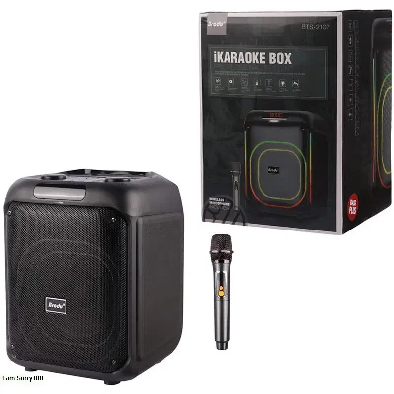 اسپیکر بلوتوثی برودو BTS 2107 به همراه میکروفون|سیستم صوتی خانگی|اهواز, زیتون کارمندی|دیوار