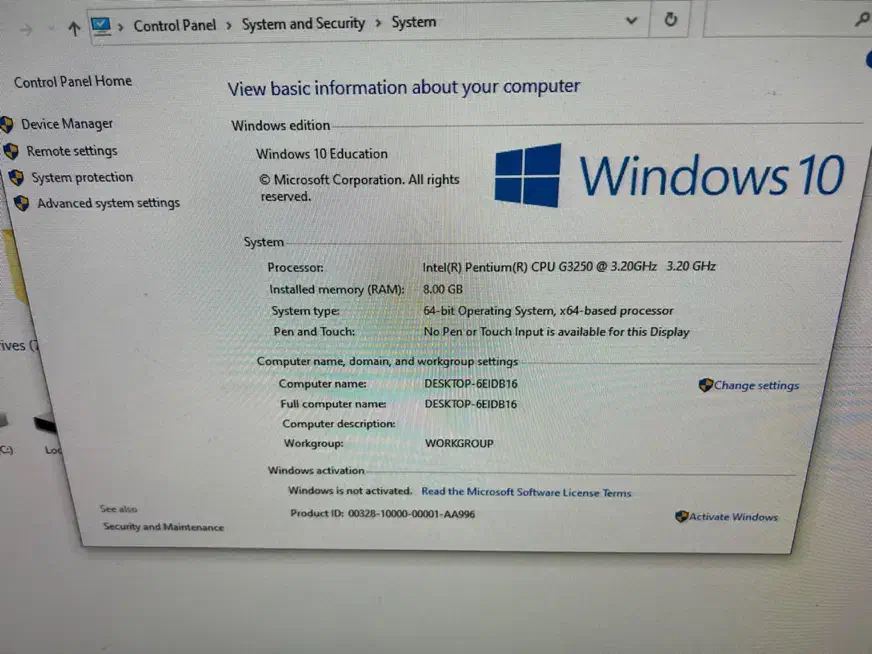کامپیوتر با میز وصندلی|رایانه رومیزی|اهواز, سپیدار|دیوار