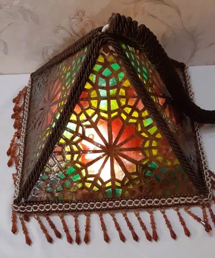 لوسترهنر دست طرح گره چینی|لوستر و چراغ آویز|اصفهان, شاهزاده ابراهیم|دیوار