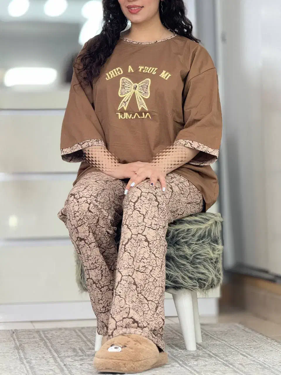 ست تیشرت و شلوار نخ پنبه|لباس|یزد, |دیوار