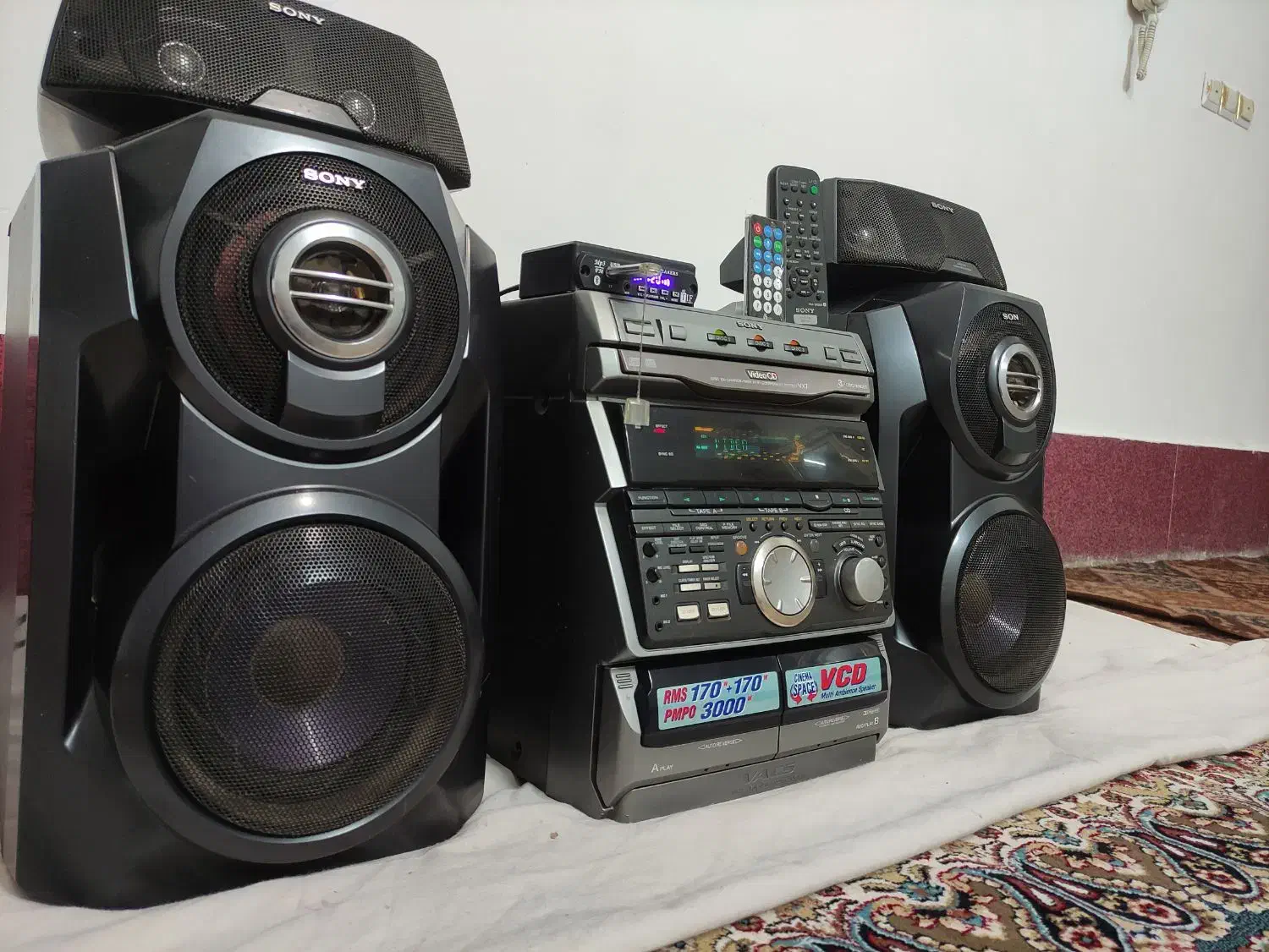 ضبط باند سونی vx7 باندای vx88 فلش بلوتوث|سیستم صوتی خانگی|مشهد, ثامن|دیوار