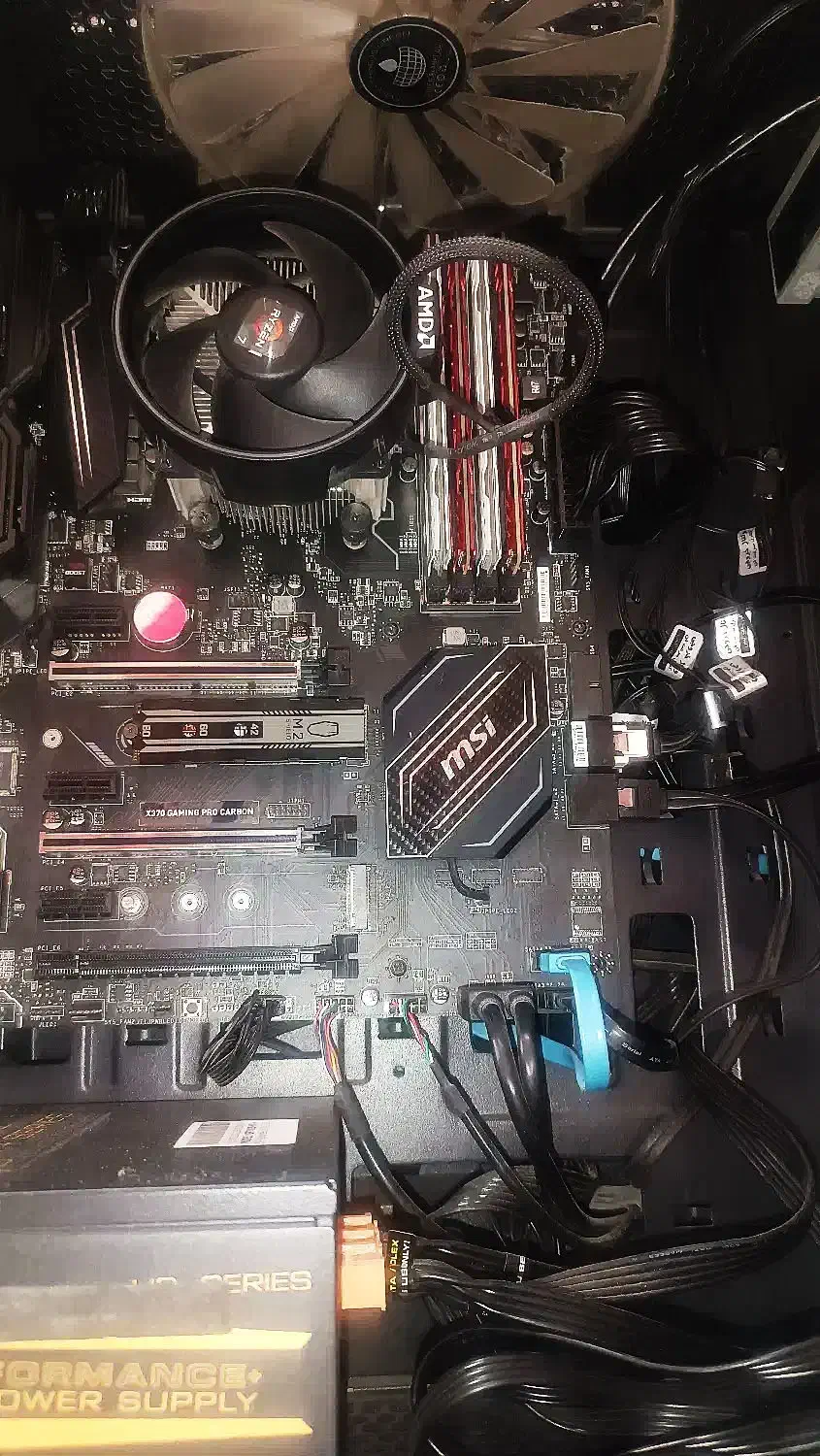 کیس RAM 64 DDR4 + AMD Ryzen 1700x بدون گرافیک|رایانه رومیزی|پرند, فاز ۵|دیوار