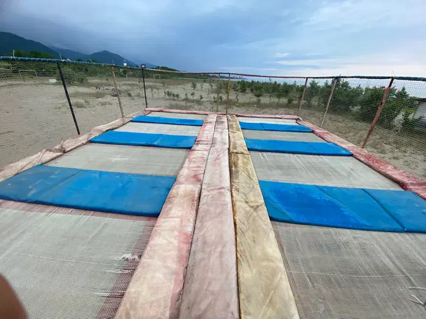 ترامپولین ۸ تخته|تجهیزات ورزشی|گرگان, |دیوار