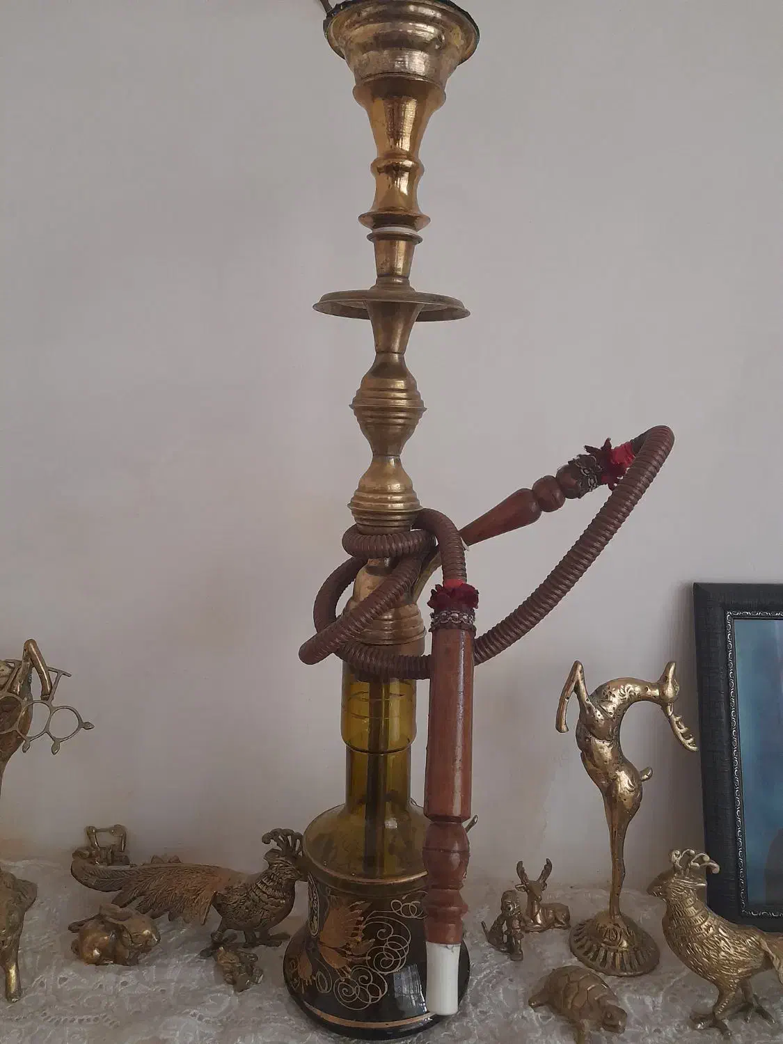 قلیان برنجی|کلکسیون و سرگرمی|خسروشاه, |دیوار