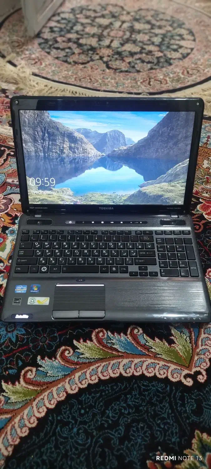 لپ تاپ توشیبا core i7|رایانه همراه|آزادشهر, |دیوار
