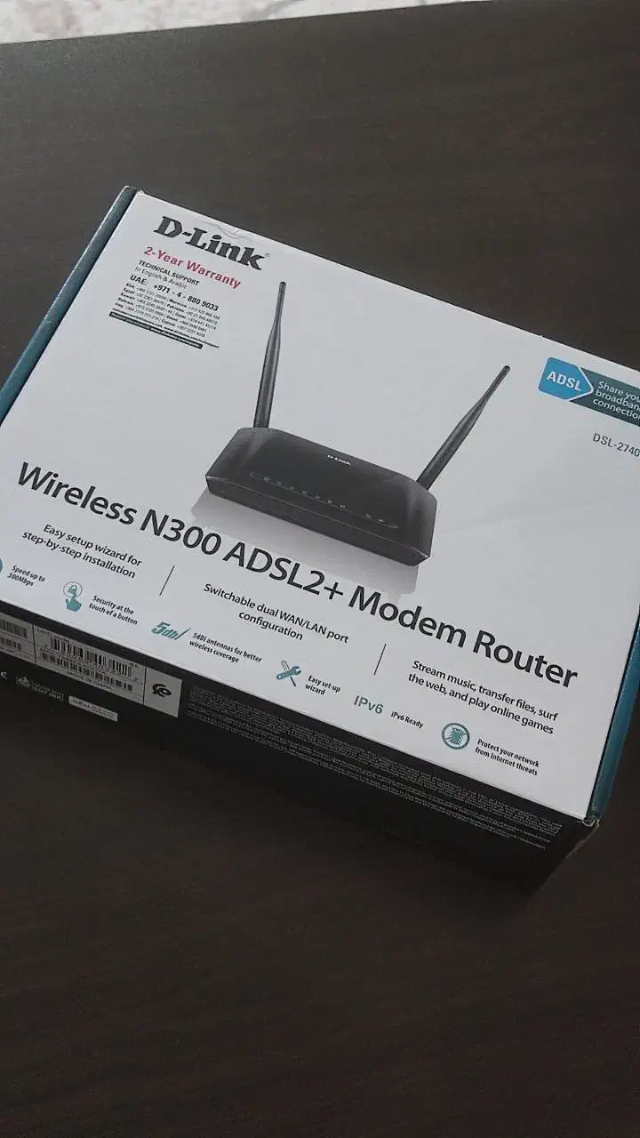 مودم روتر دوآنتنه D.Link|مودم و تجهیزات شبکه|شاهین دژ, |دیوار