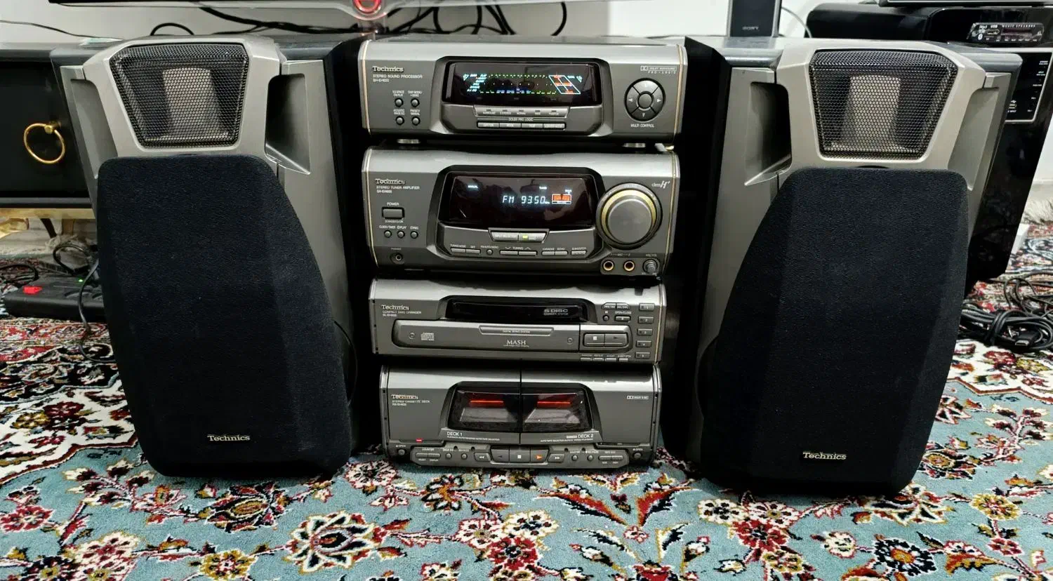 مینی ست 4 طبقه. تکنیکس ژاپن اصل|سیستم صوتی خانگی|سنندج, |دیوار