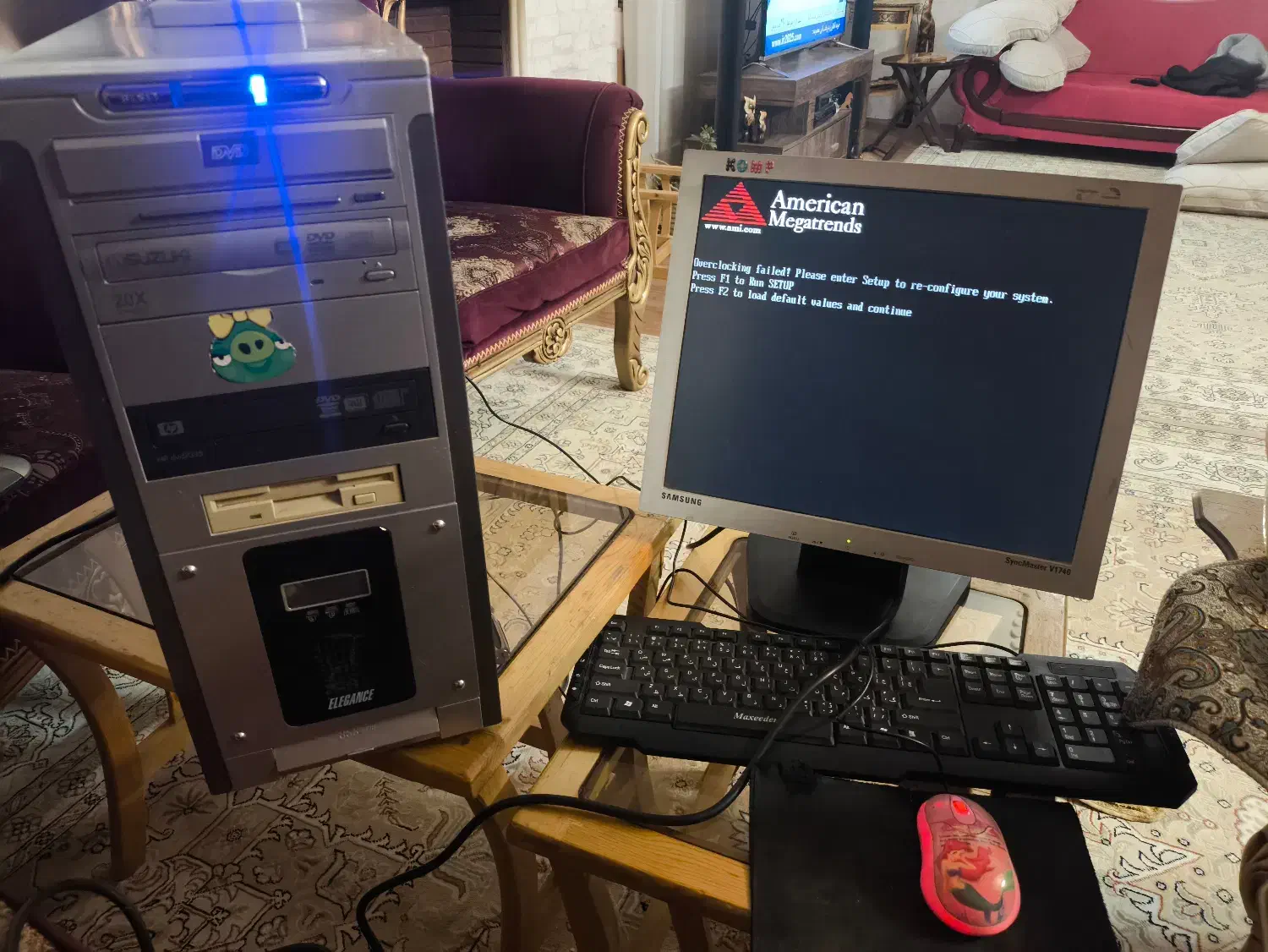 رایانه رومیزی همراه با مانیتور Samsung sync master|رایانه رومیزی|مشهد, کوه سنگی|دیوار