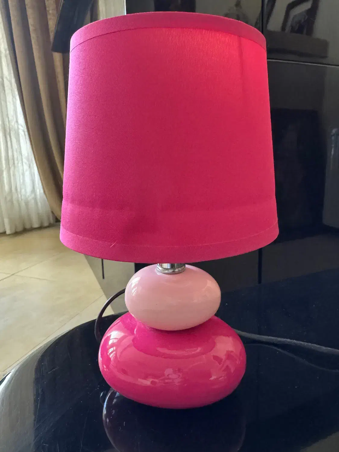 چراغ خواب سرخابی-صورتی|چراغ خواب و آباژور|تهران, حکیمیه|دیوار