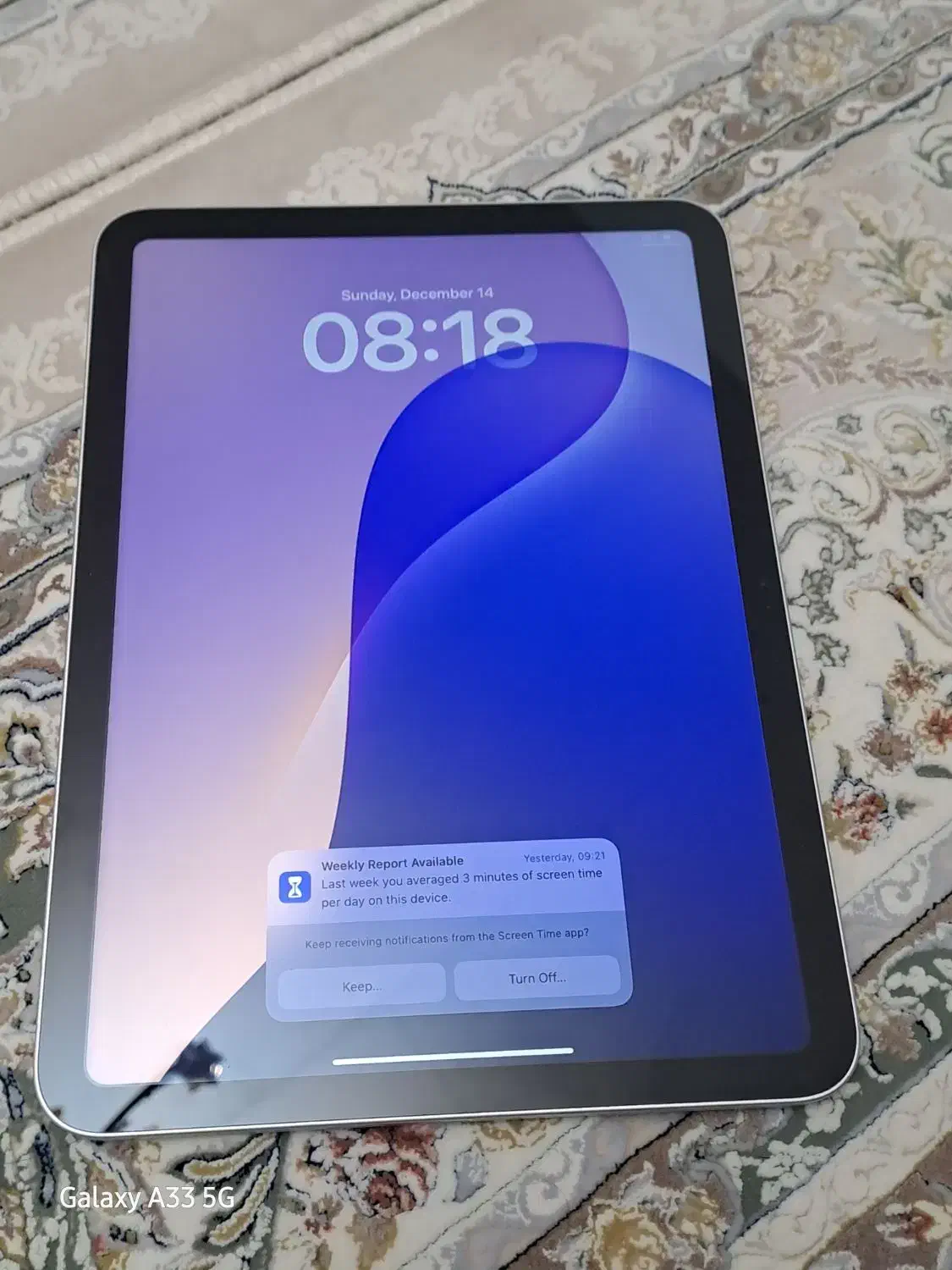 تبلیت اپل آیپد ۲۰۲۵ آخرین مدل رم ۶ حافظه ۲۵۶|تبلت|تبریز, |دیوار