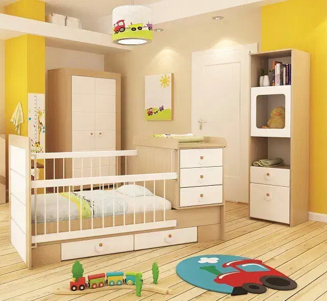 سرویس تخت وکمد نوزاد و نوجوان یاسمین|تخت و صندلی بچه|تهران, ائمه اطهار|دیوار