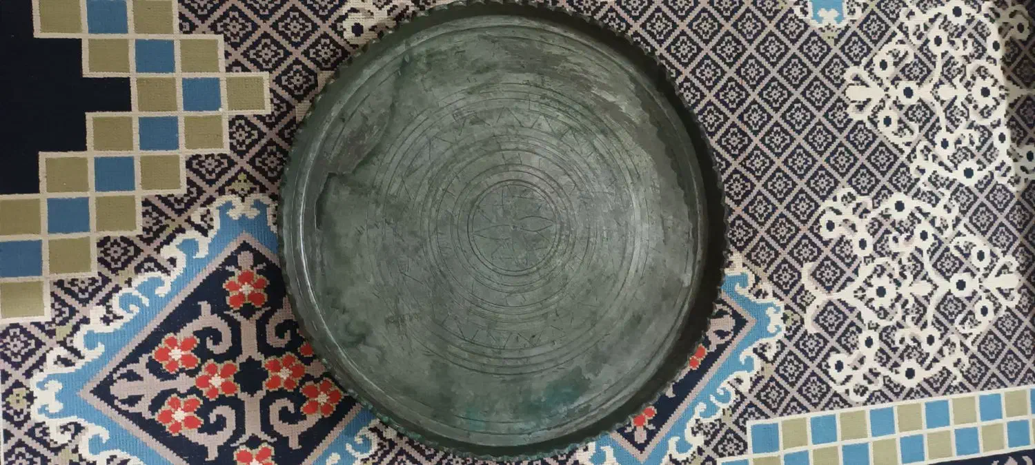 سینی مسی|کلکسیون اشیاء عتیقه|رشت, قاسمیه|دیوار