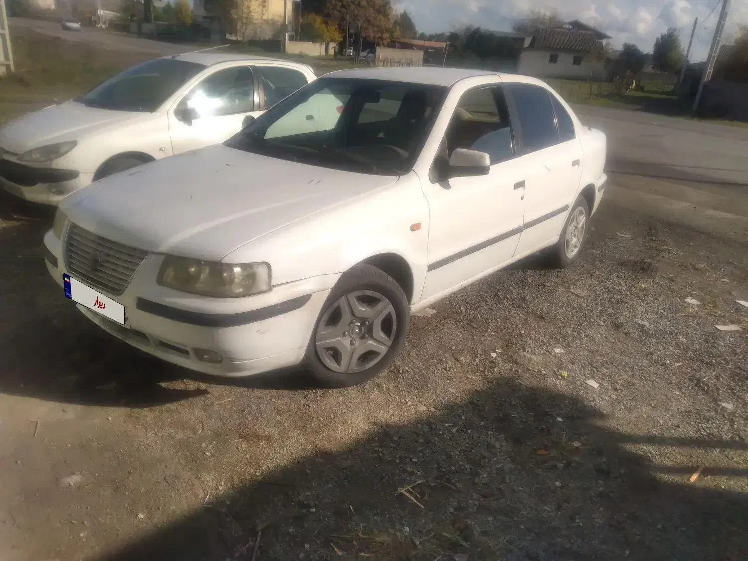 سمند سفید۳ لکه رنگ|خودرو سواری و وانت|شاندرمن, |دیوار