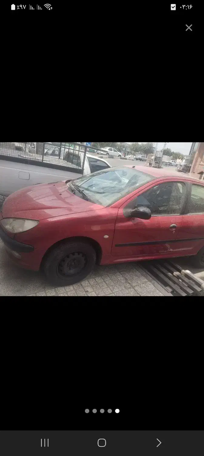 پژو ۲۰۶ آلبالویی بدون رنگ|خودرو سواری و وانت|بوکان, |دیوار