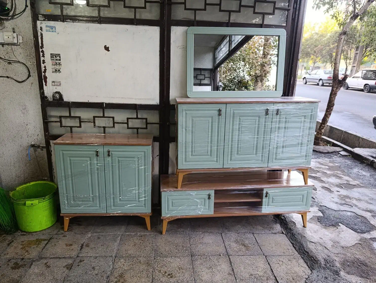 میز تلویزیون آینه کنسول جاکفشی|میز تلویزیون|قدس, شهر‌قدس|دیوار