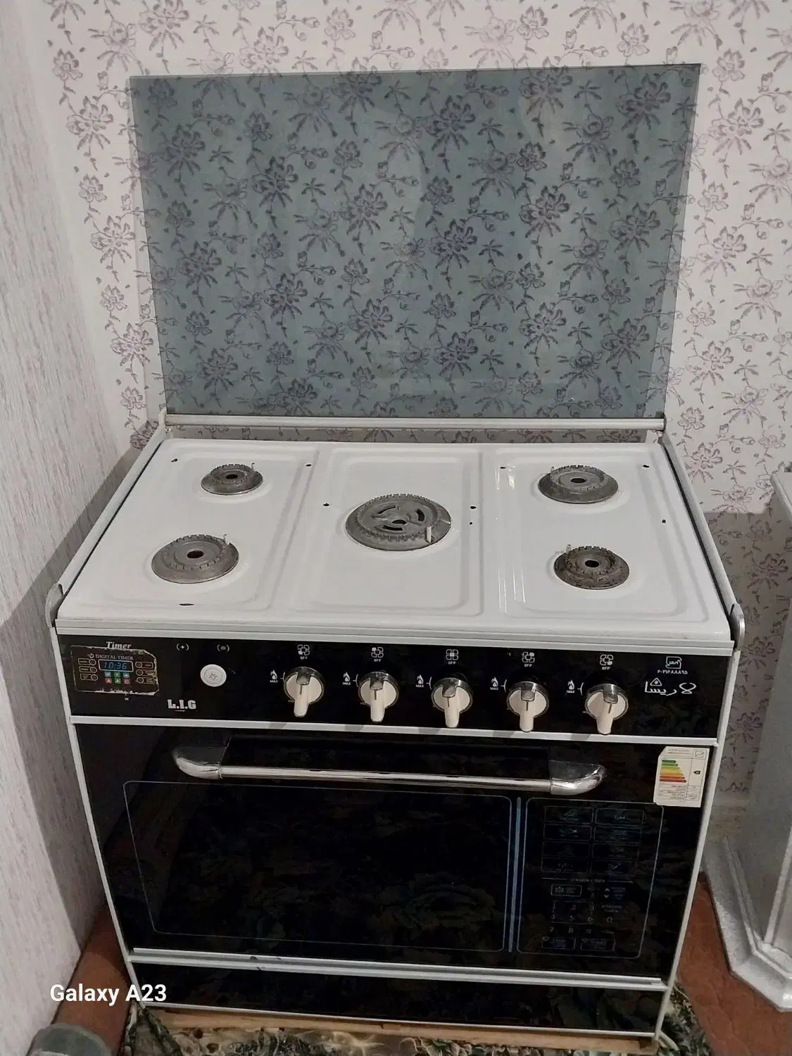 .. گاز 5شعله طرح فر..|اجاق گاز و لوازم برقی پخت‌وپز|گلبهار, شهر جدید گلبهار|دیوار