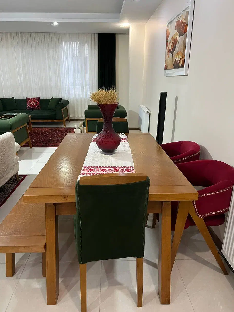 میز غذا خوری|میز و صندلی غذاخوری|مشکین‌دشت, |دیوار